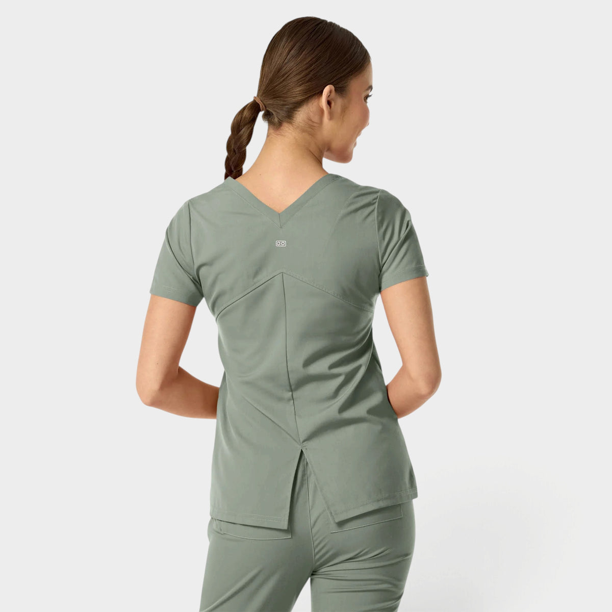 Astrid Women's Two Pocket V-Neck Scrub Top | 1006