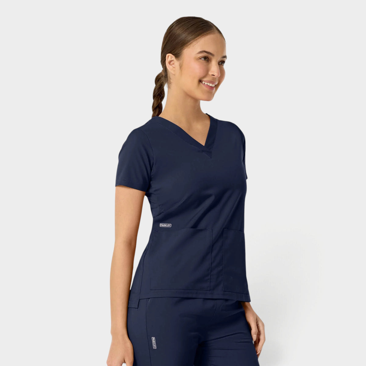 Astrid Women's Two Pocket V-Neck Scrub Top | 1006