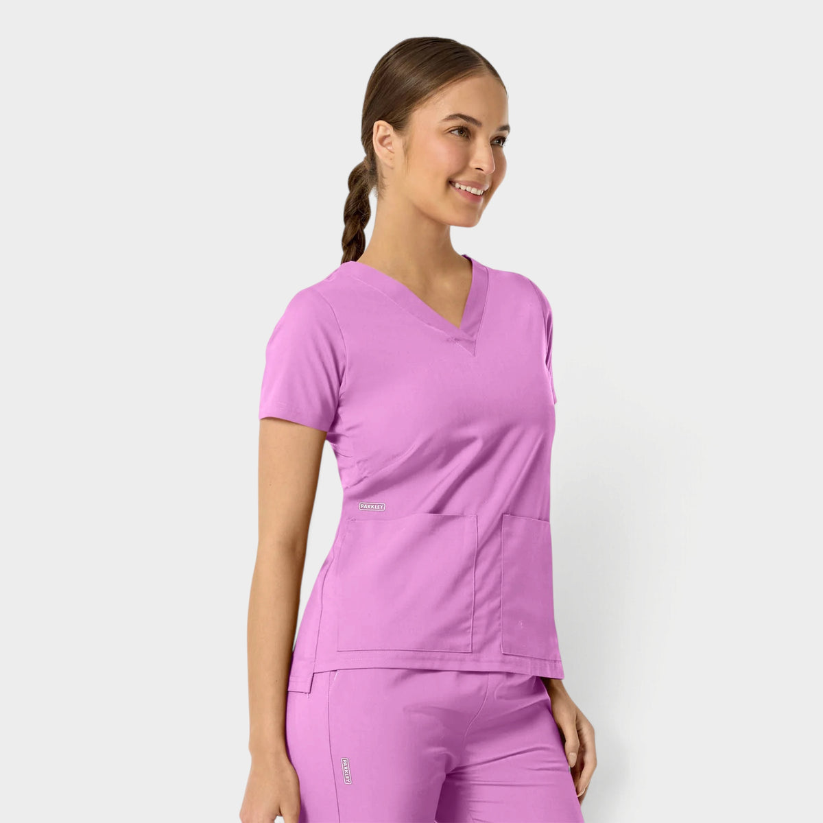 Astrid Women's Two Pocket V-Neck Scrub Top | 1006
