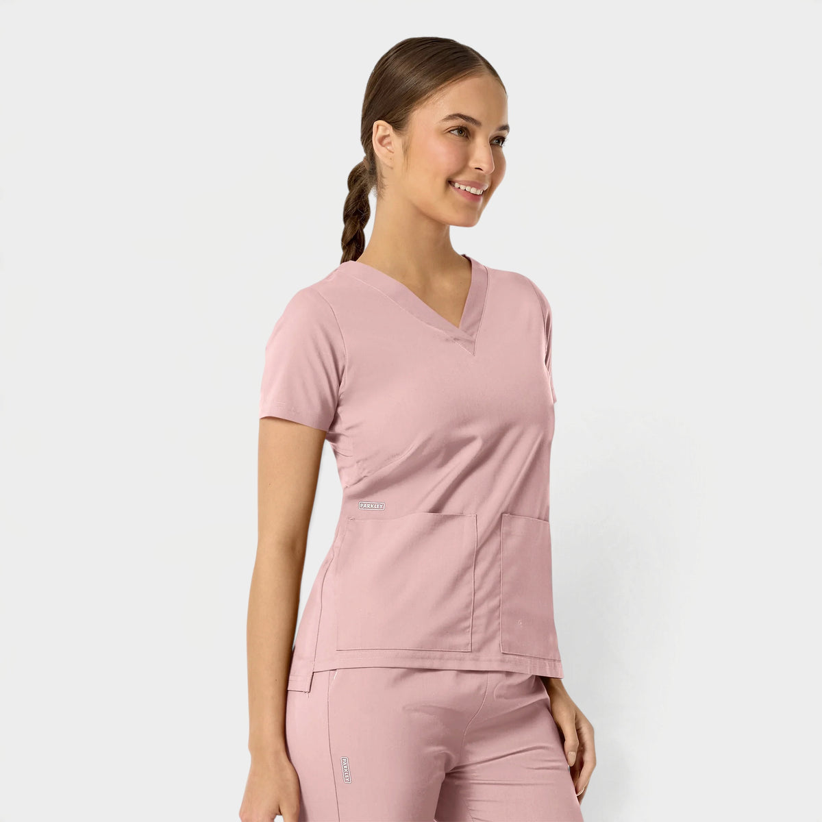 Astrid Women's Two Pocket V-Neck Scrub Top | 1006